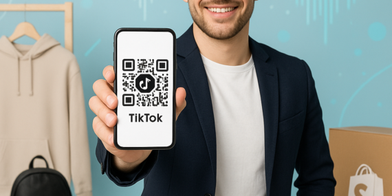 Hyödynnä TikTok-profiilin QR-koodia Shopify-verkkokaupan markkinoinnissa